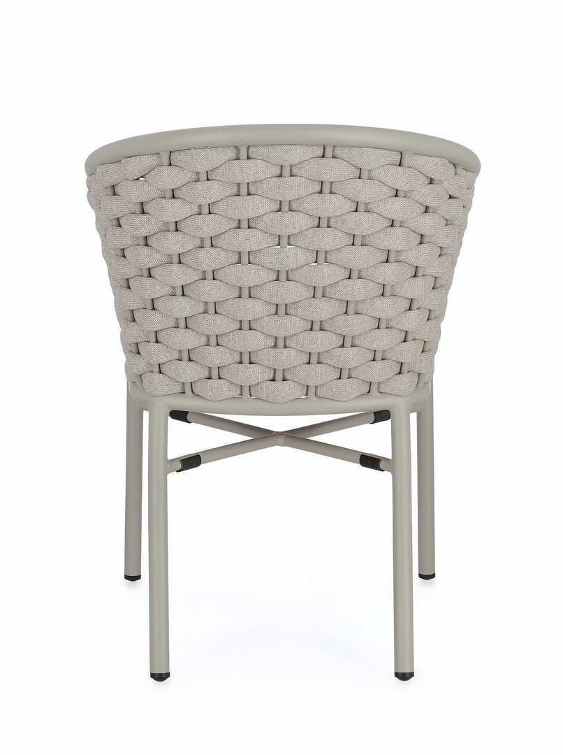 BIZZOTTO krzesło ogrodowe MARGALIDA SATURN beżowe - obrazek 5