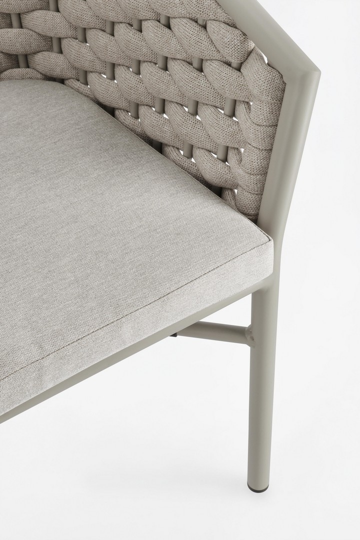 BIZZOTTO krzesło ogrodowe MARGALIDA SATURN beżowe - obrazek 7