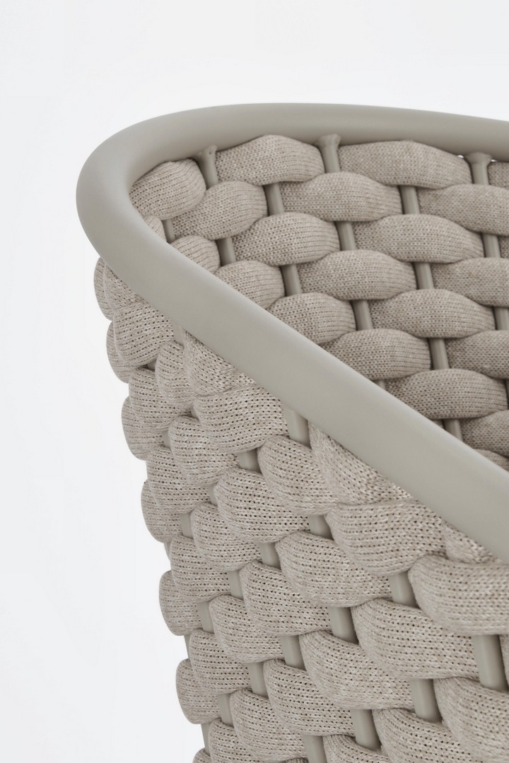 BIZZOTTO krzesło ogrodowe MARGALIDA SATURN beżowe - obrazek 8