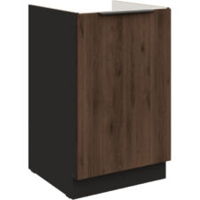 Szafka dolna pod zlew 50 SILVIA 09 czarny / orzech okapi