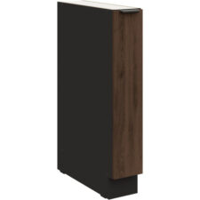 Szafka dolna CARGO 15 SILVIA 14 czarny / orzech okapi