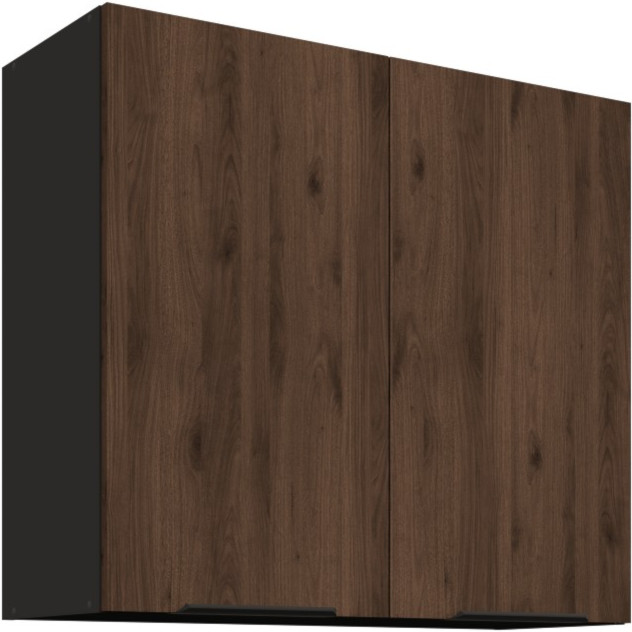 Szafka górna 80 SILVIA 19 czarny / orzech okapi