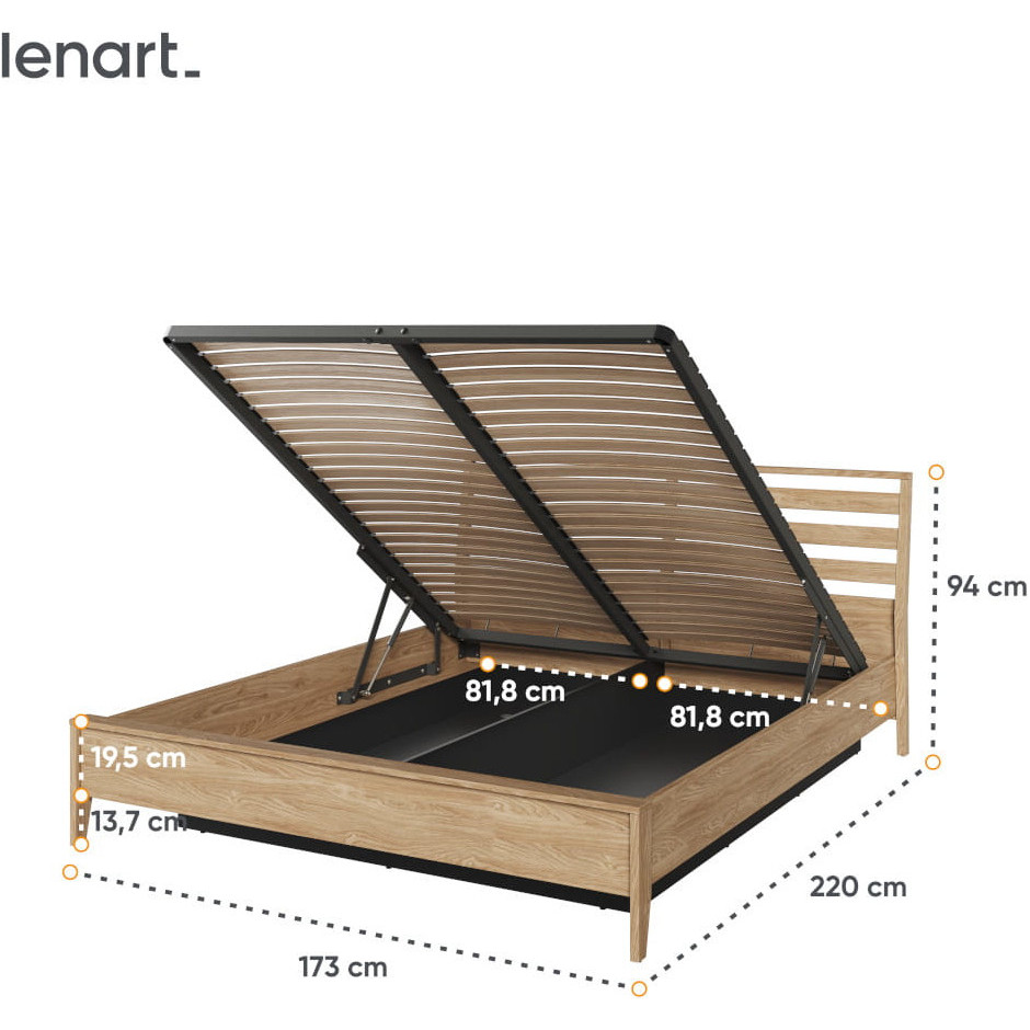 Sypialnia COZY 1 dąb olejowany - obrazek 6