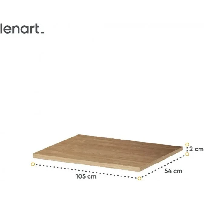 Półki do szafy COZY CZ08 dąb olejowany - obrazek 3