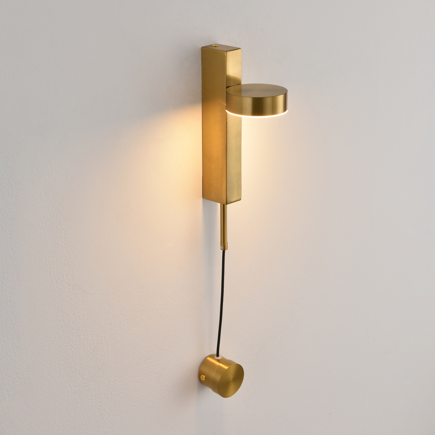 Lampa ścienna FIKO złota 120 cm - obrazek 4