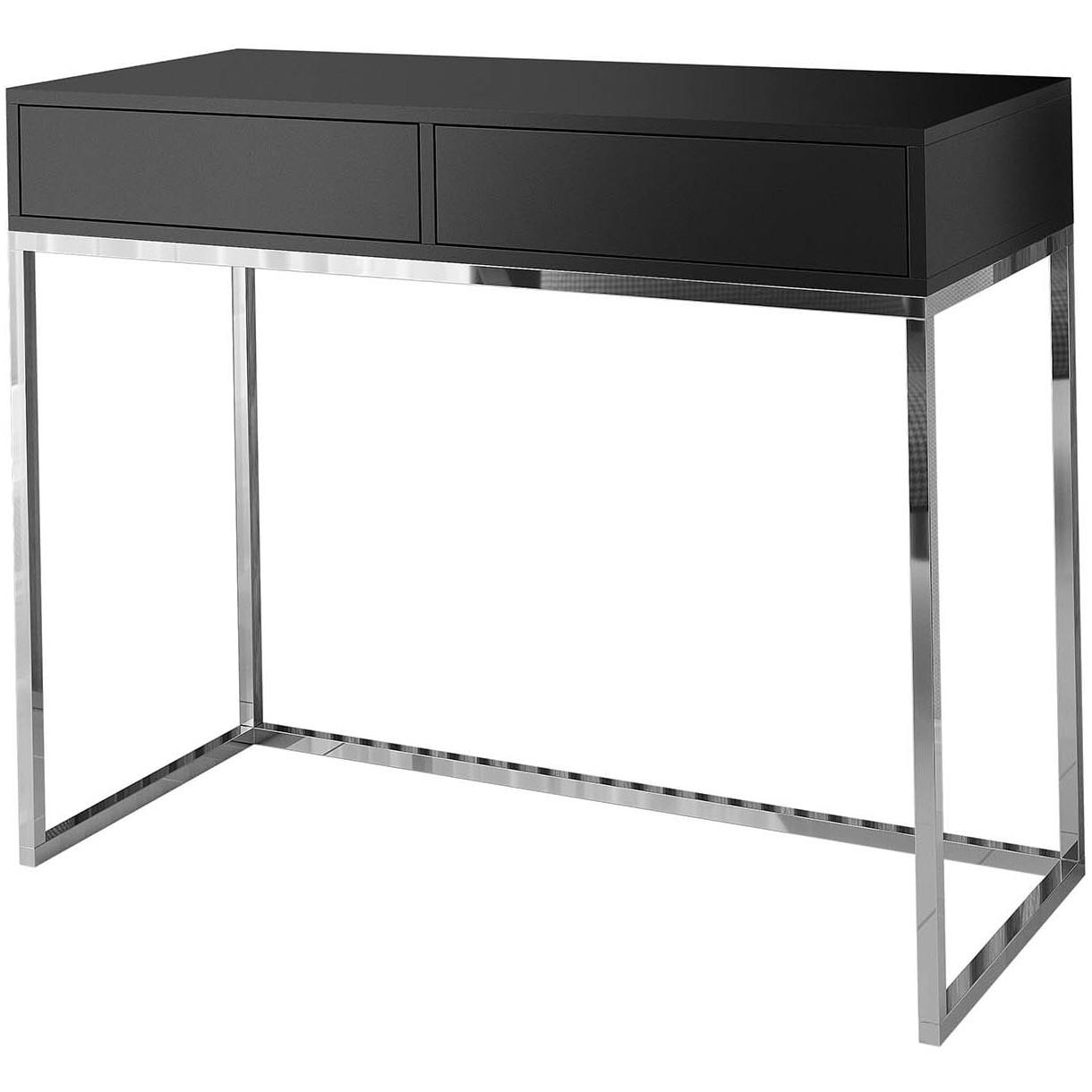 Toaletka ALICANTE 100cm chrom / czarny