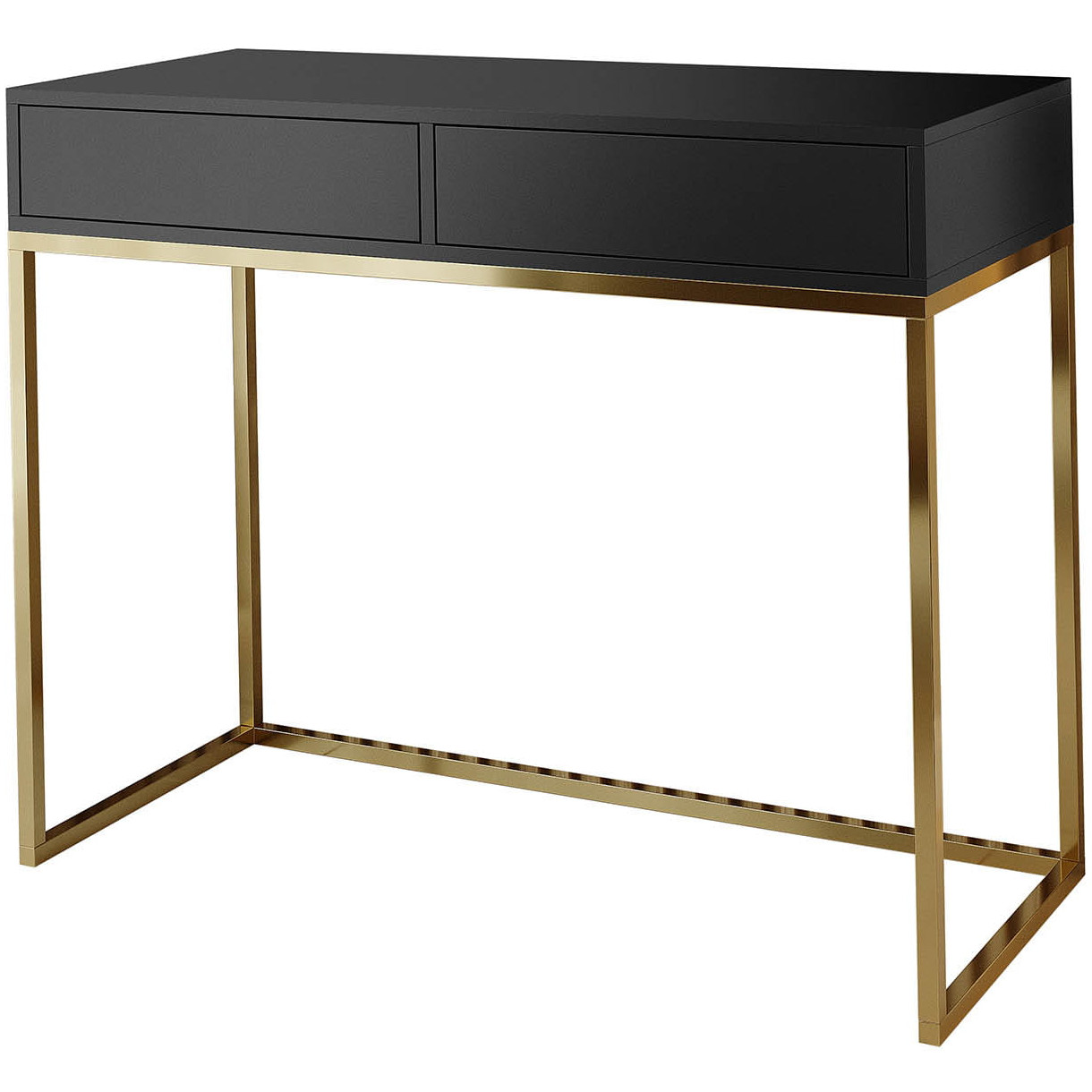 Toaletka ALICANTE 100cm złoty / czarny