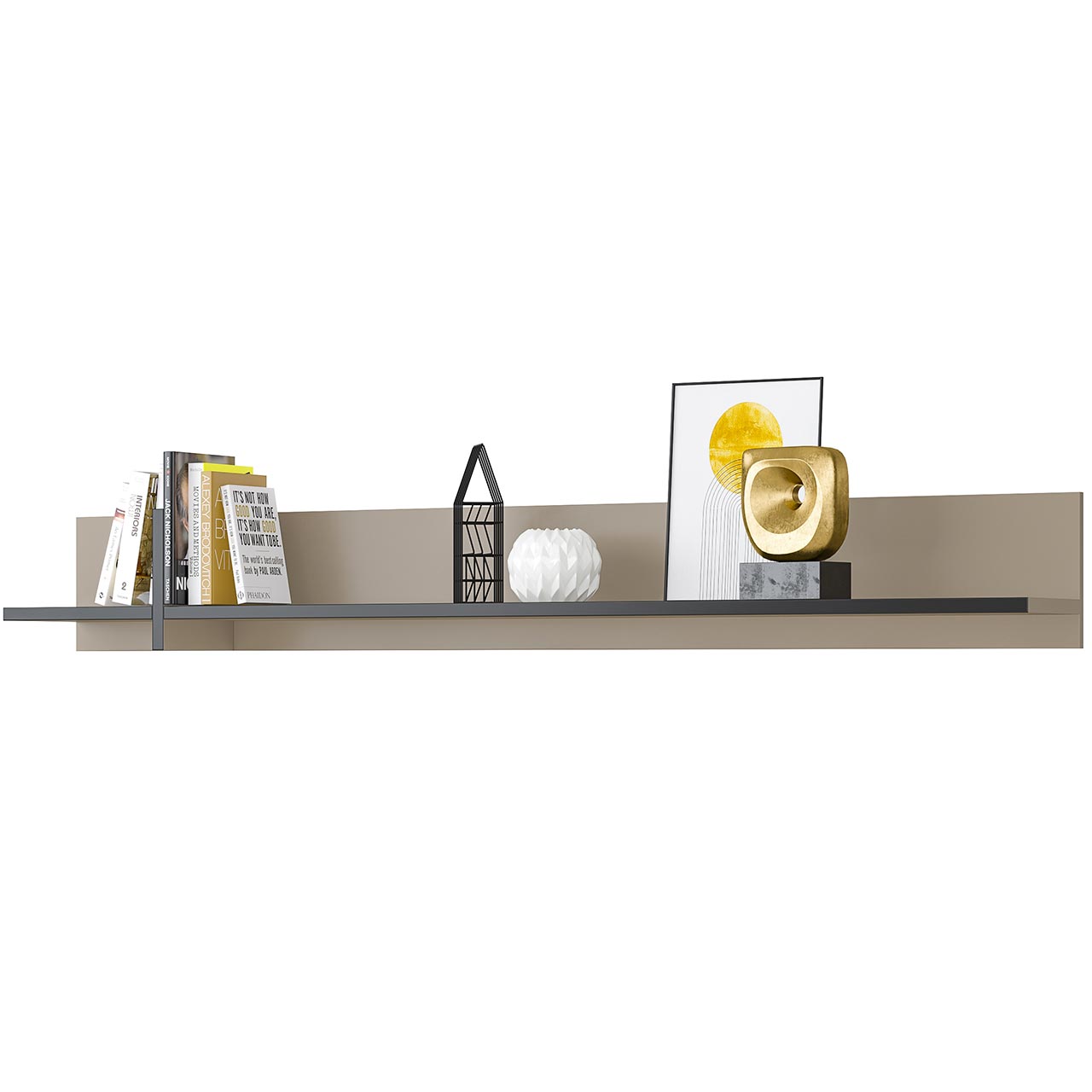 Półka CROSI 02 congo / czarny - obrazek 4