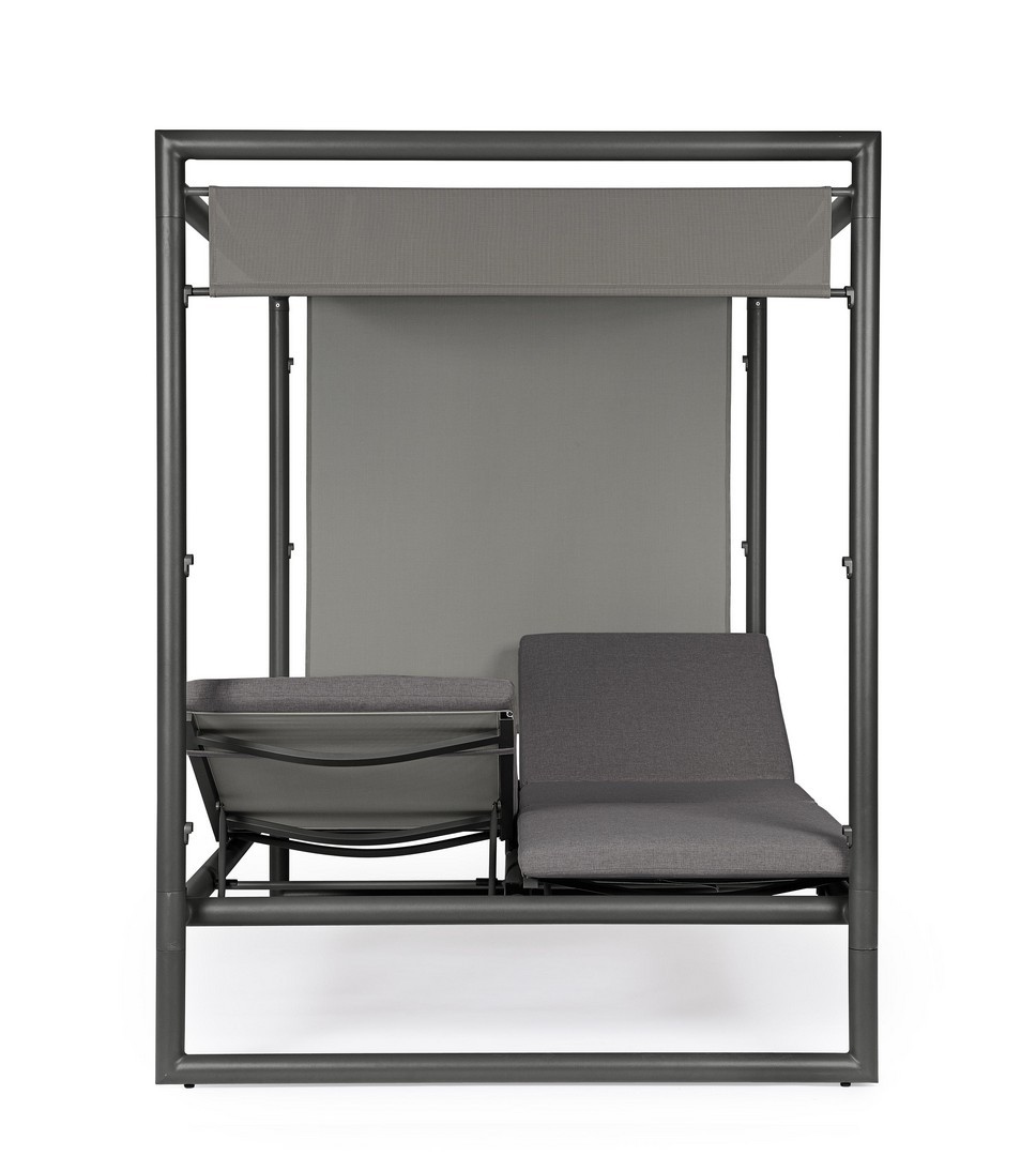 BIZZOTTO łóżko ogrodowe KONNOR szare - obrazek 5