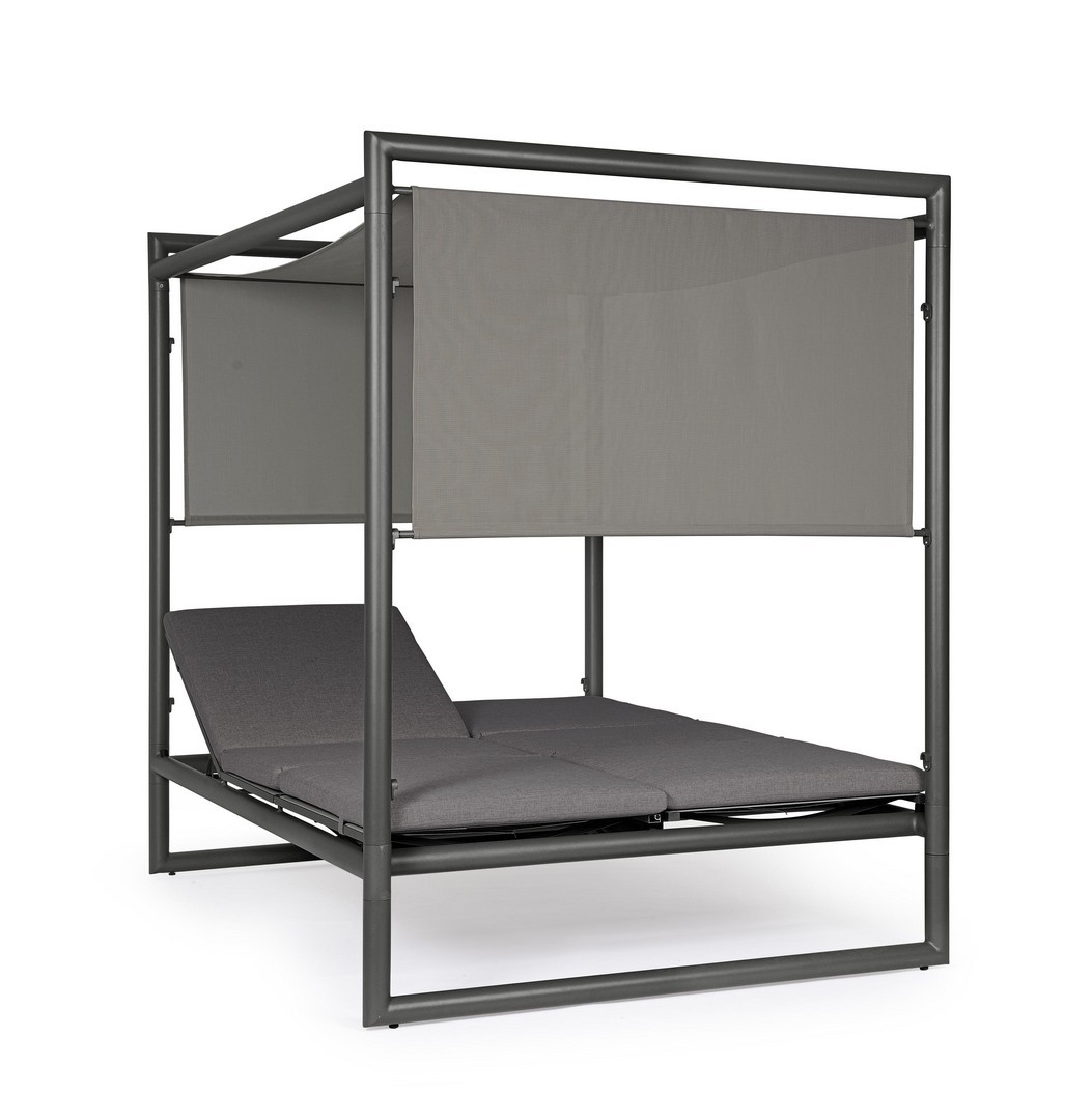 BIZZOTTO łóżko ogrodowe KONNOR szare - obrazek 6