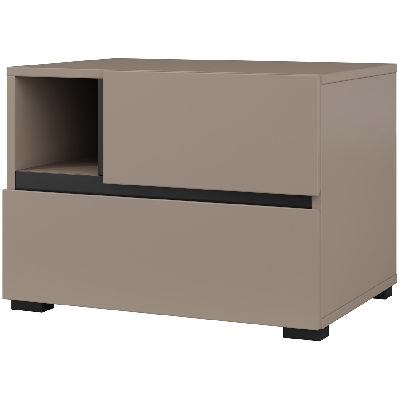 Stolik nocny CROSI 22 congo / czarny