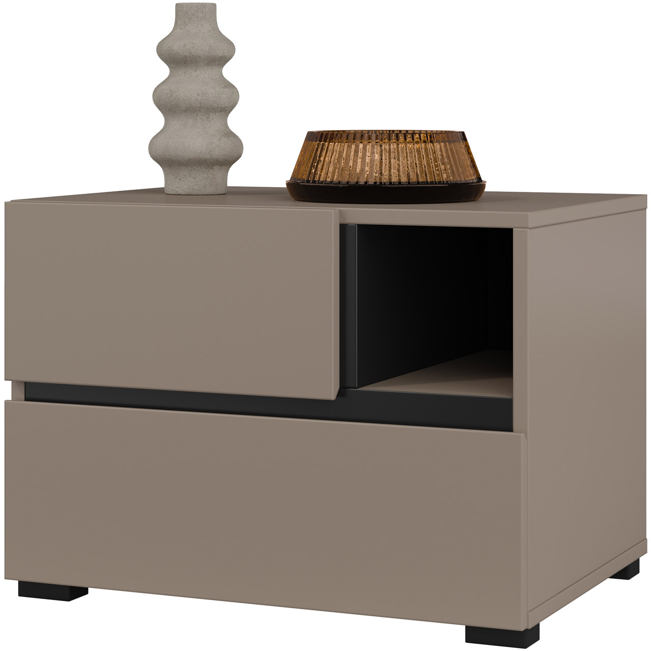 Stolik nocny CROSI 22 congo / czarny - obrazek 5