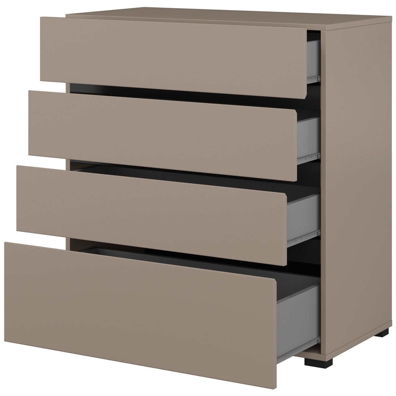 Komoda CROSI 28 congo / czarny - obrazek 4