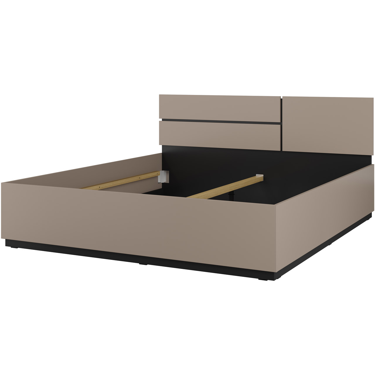 Łóżko 180x200 CROSI 32 congo / czarny - obrazek 3