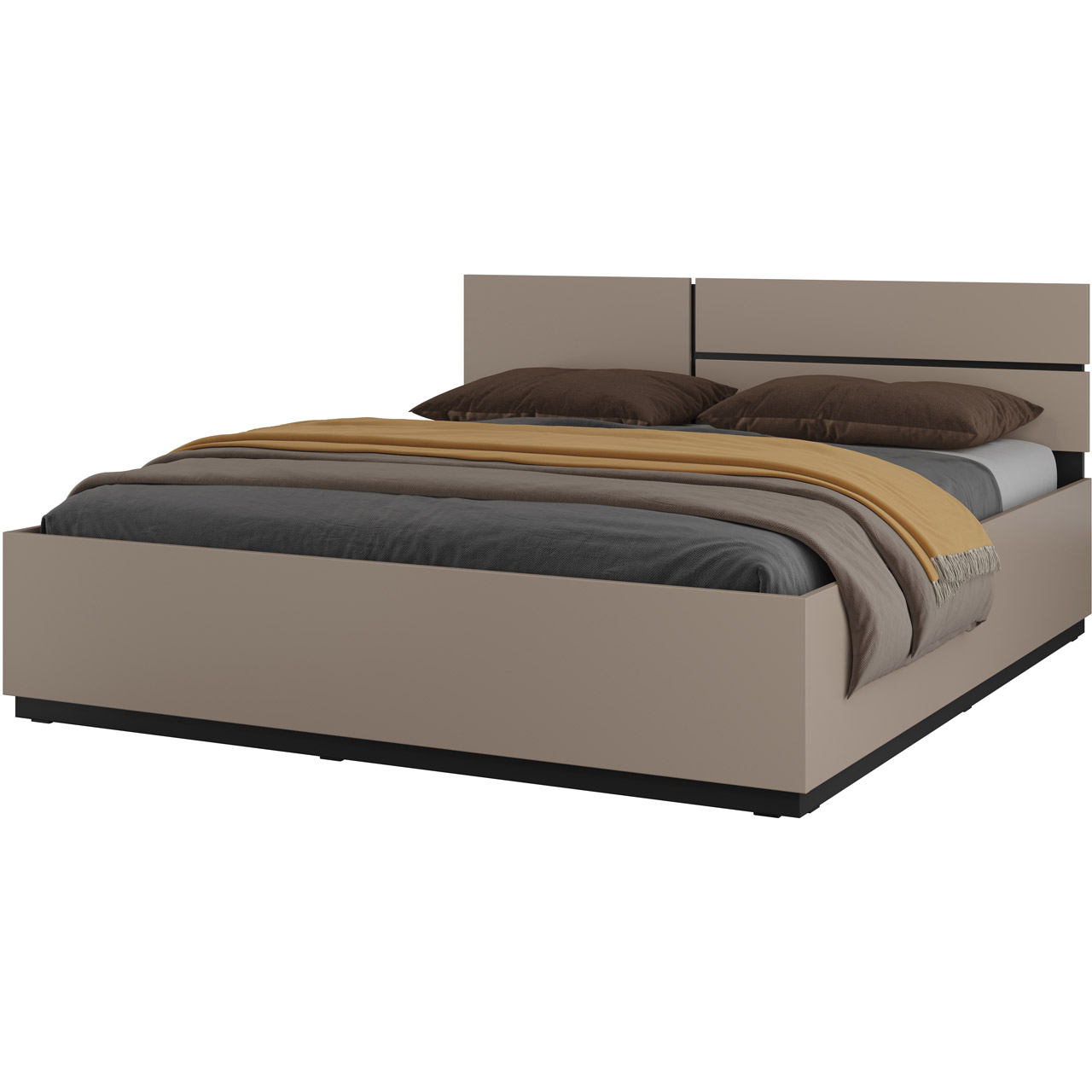 Łóżko 180x200 CROSI 32 congo / czarny - obrazek 4