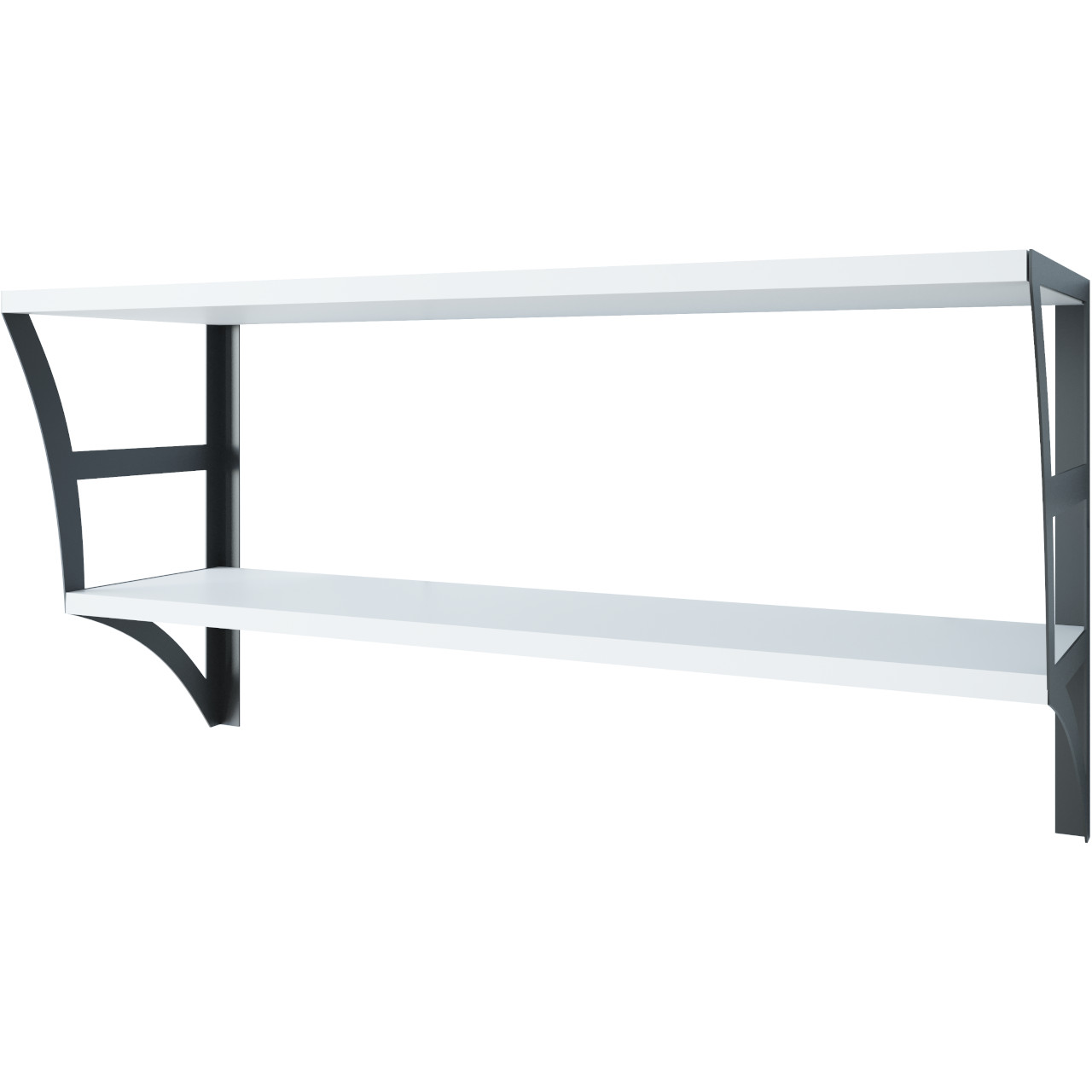 Półka JULIA DUO 90cm biały - obrazek 3