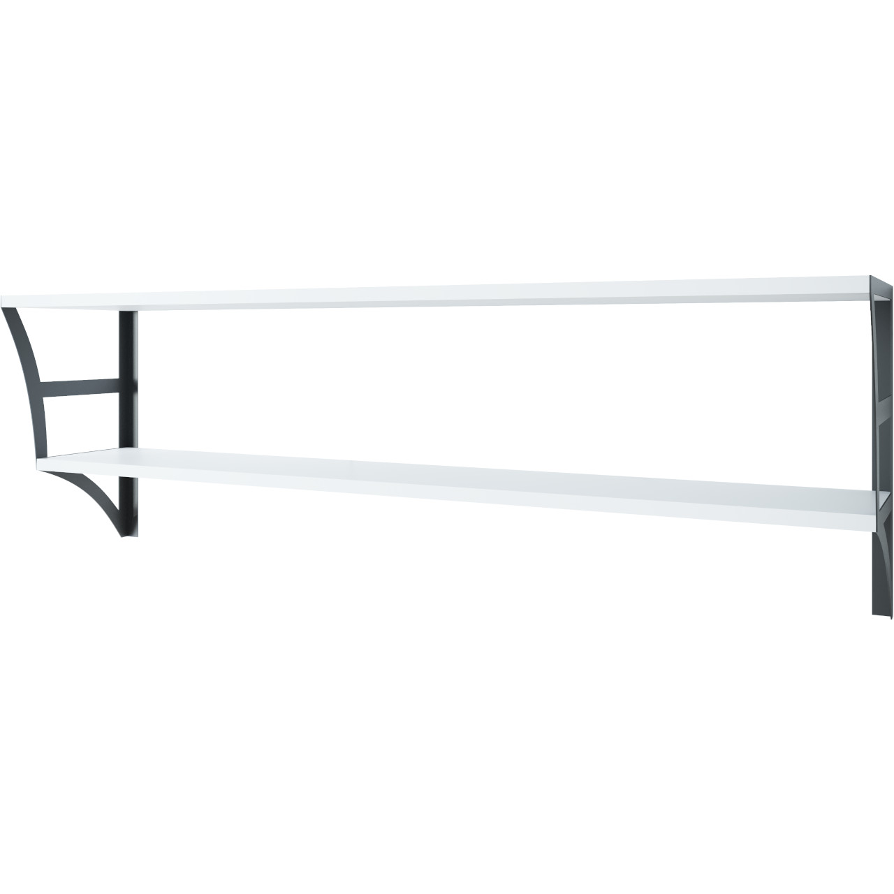 Półka JULIA DUO 138cm biały - obrazek 3