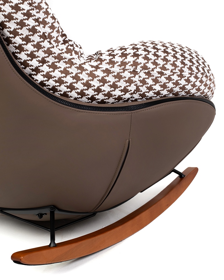 Fotel bujany FATTY brązowa pepitka - obrazek 6