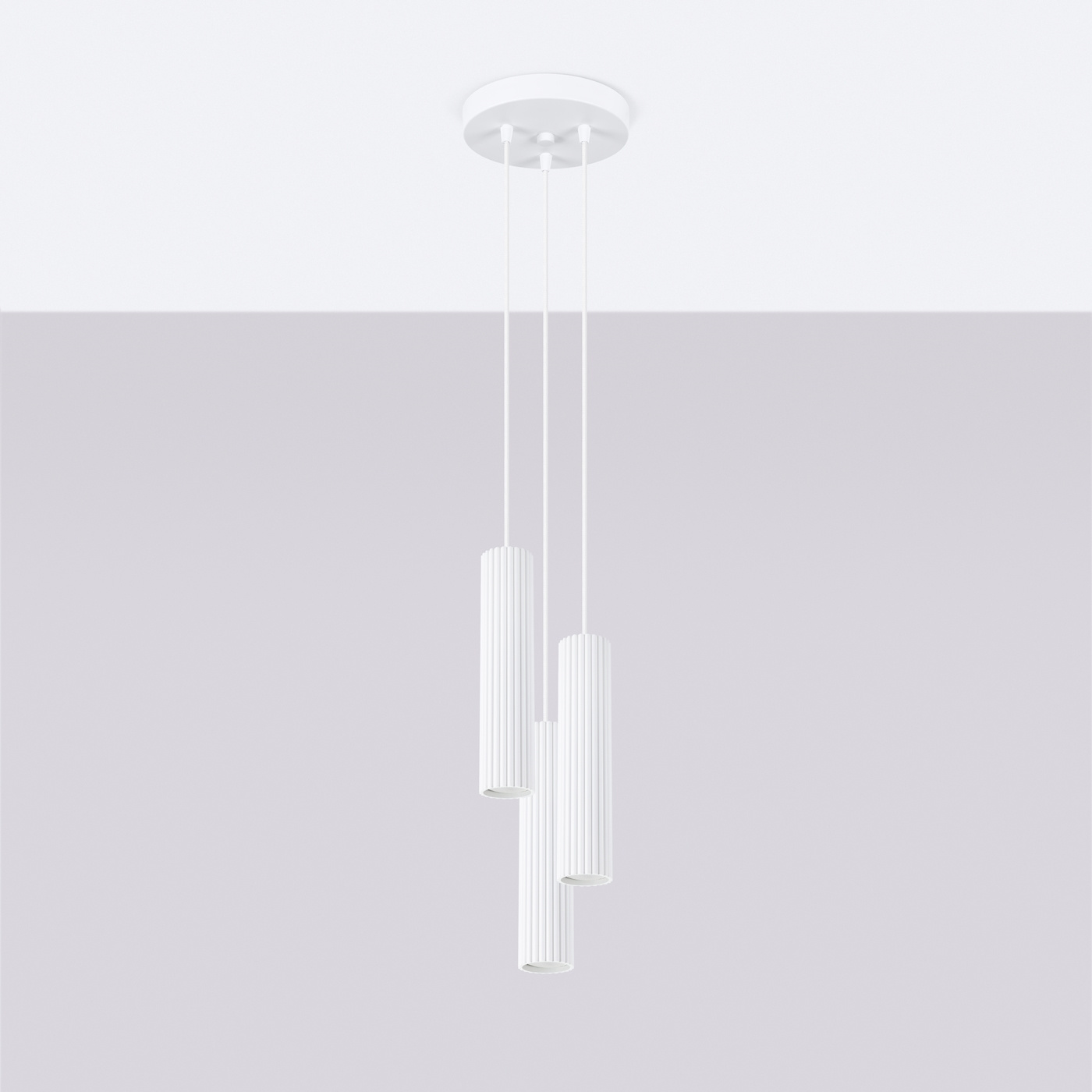 Lampa wisząca KARBON 3P biały - obrazek 3