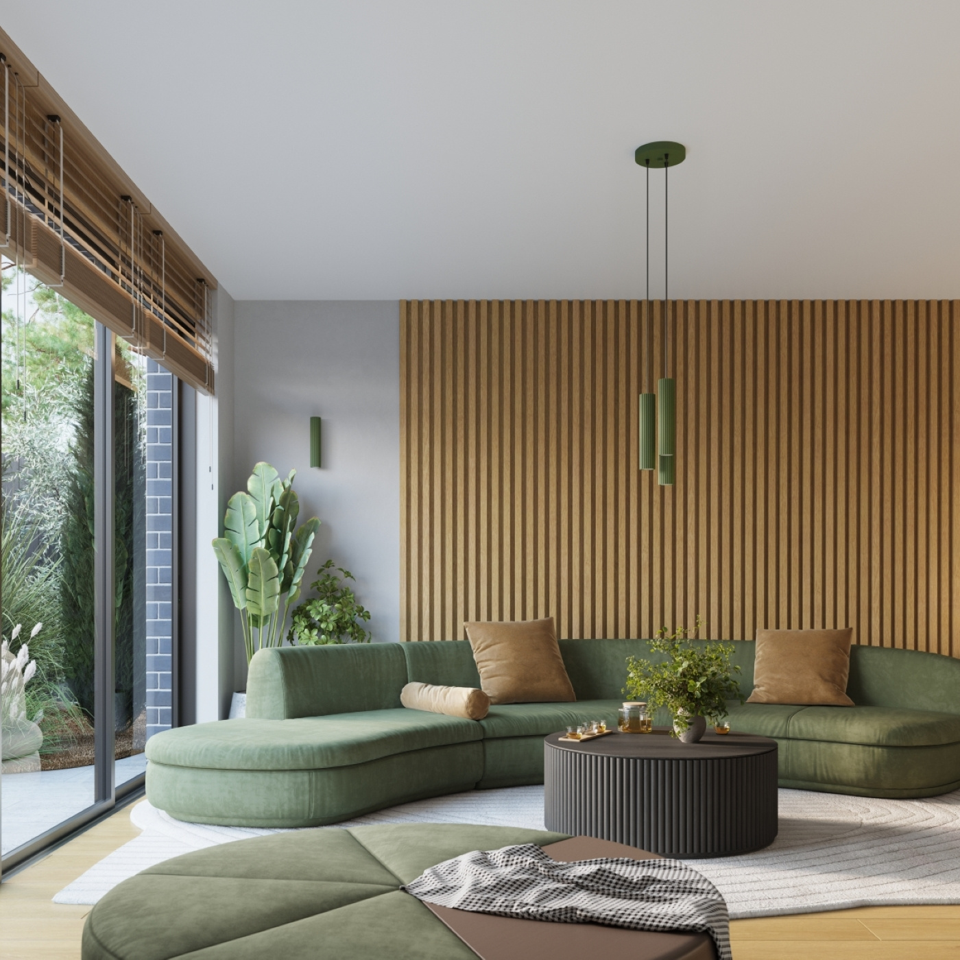 Kinkiet KARBON 30 zielony oliwkowy - obrazek 10