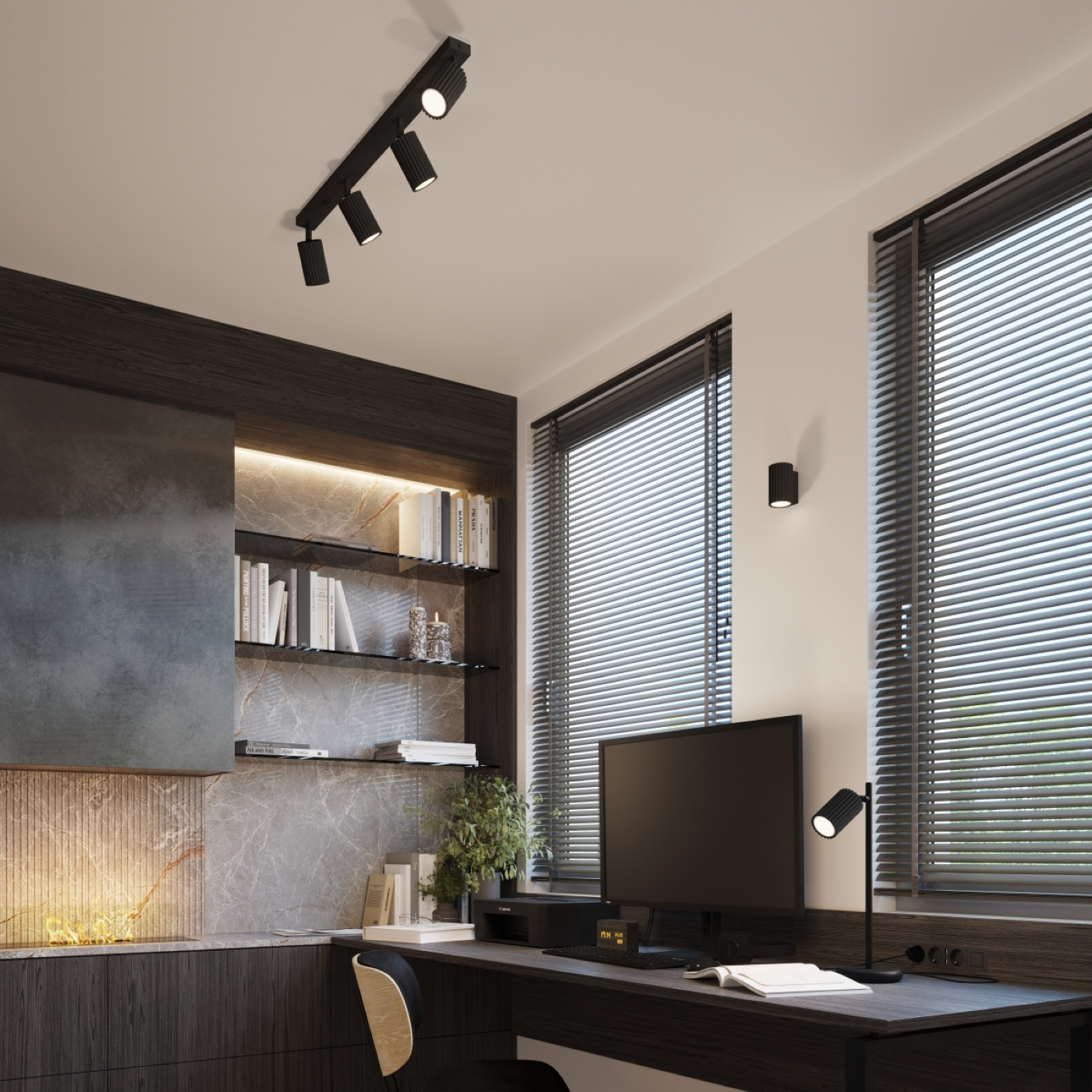 Kinkiet KARBON 10 czarny - obrazek 12