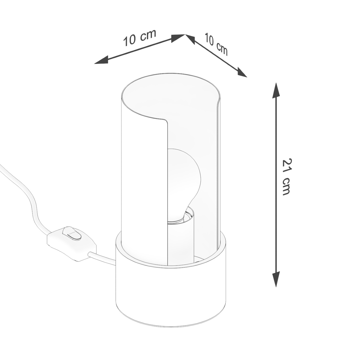 Lampa biurkowa FLASH biała - obrazek 10