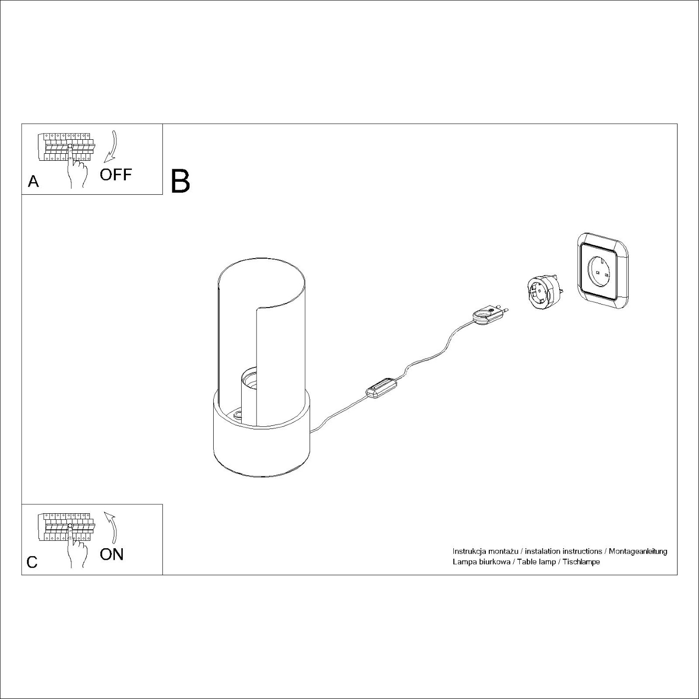 Lampa biurkowa FLASH biała - obrazek 11
