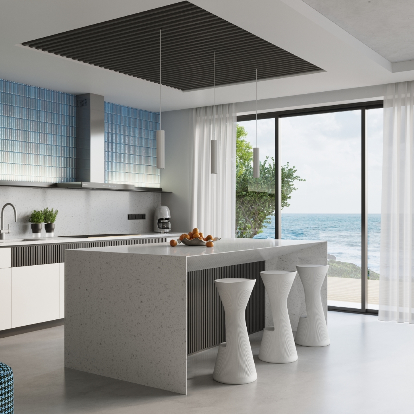 Plafon KARBON 40 biały - obrazek 12