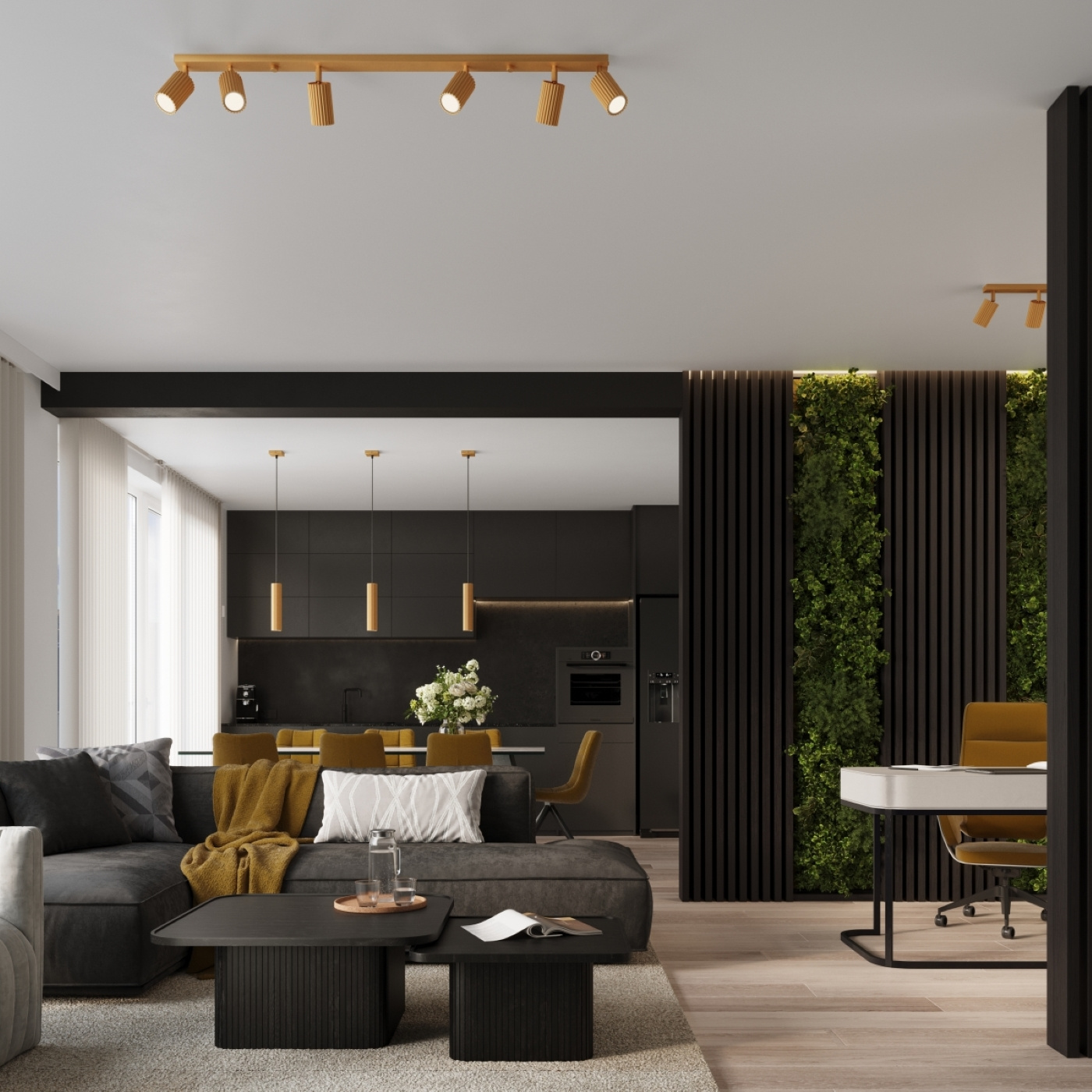 Lampa wisząca KARBON 3L złoty - obrazek 13