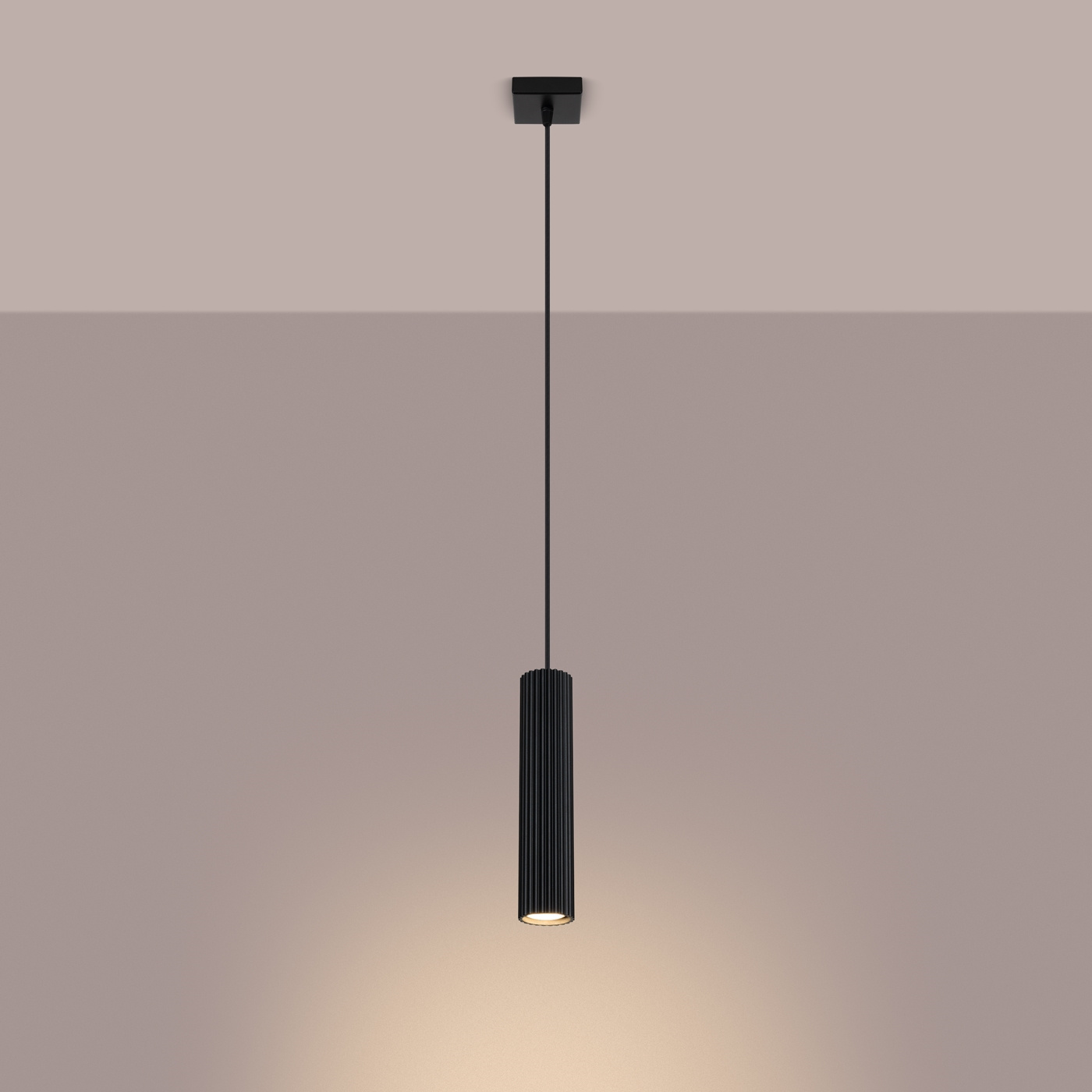 Lampa wisząca KARBON 1 czarny - obrazek 4