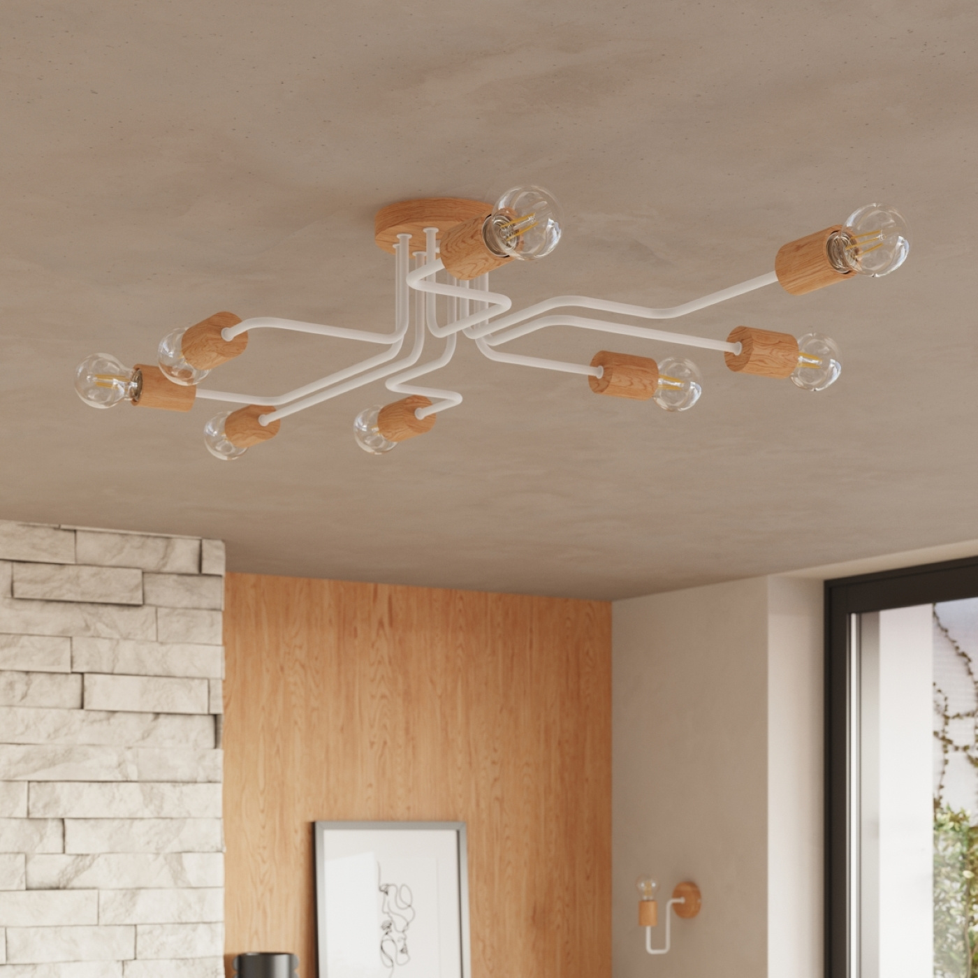 Żyrandol TIMBO 6 biały - obrazek 13