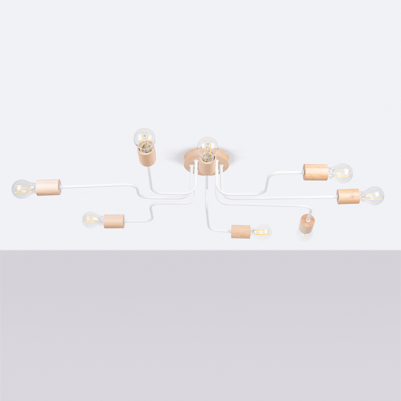 Żyrandol TIMBO 8 biały - obrazek 3