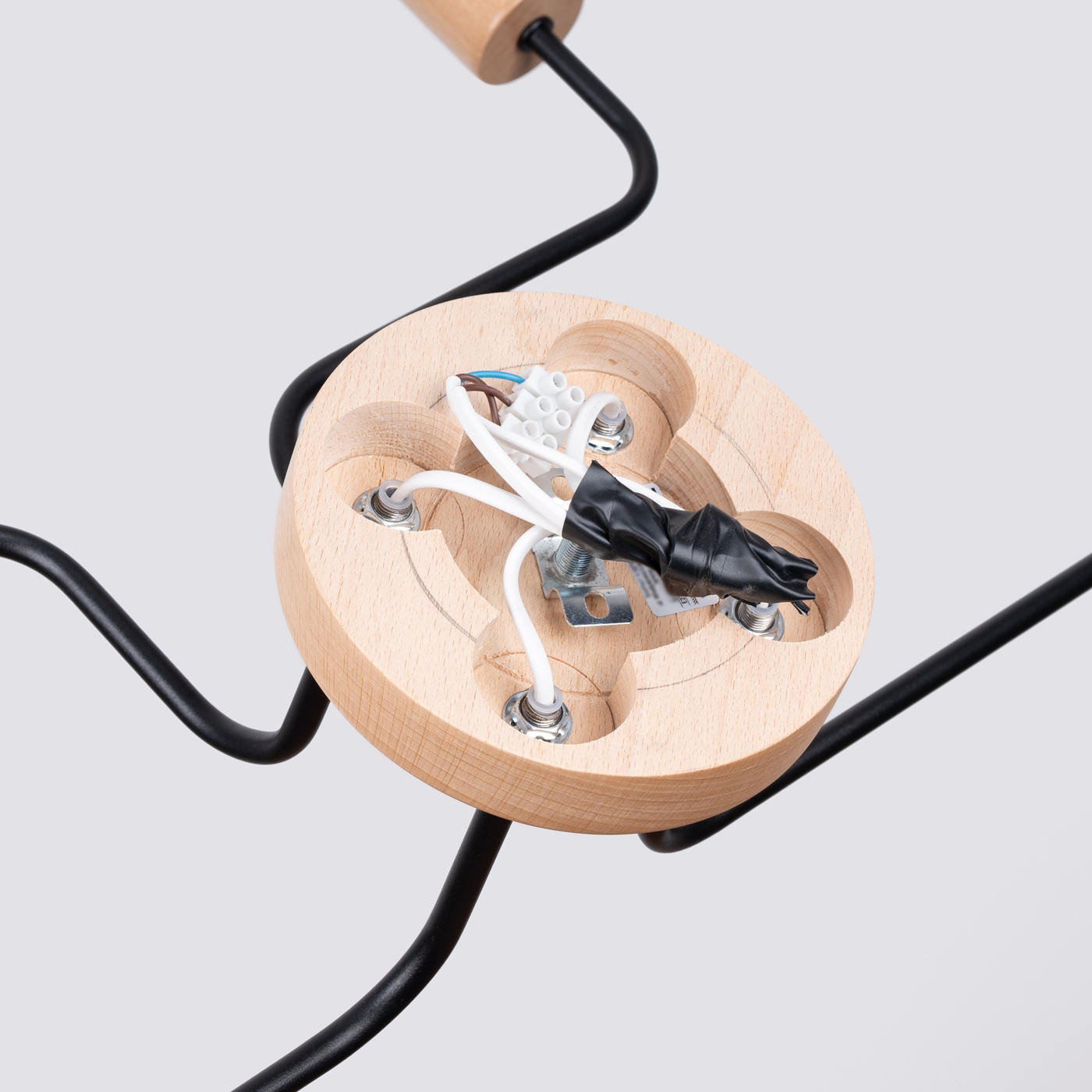 Żyrandol TIMBO 4 czarny - obrazek 5