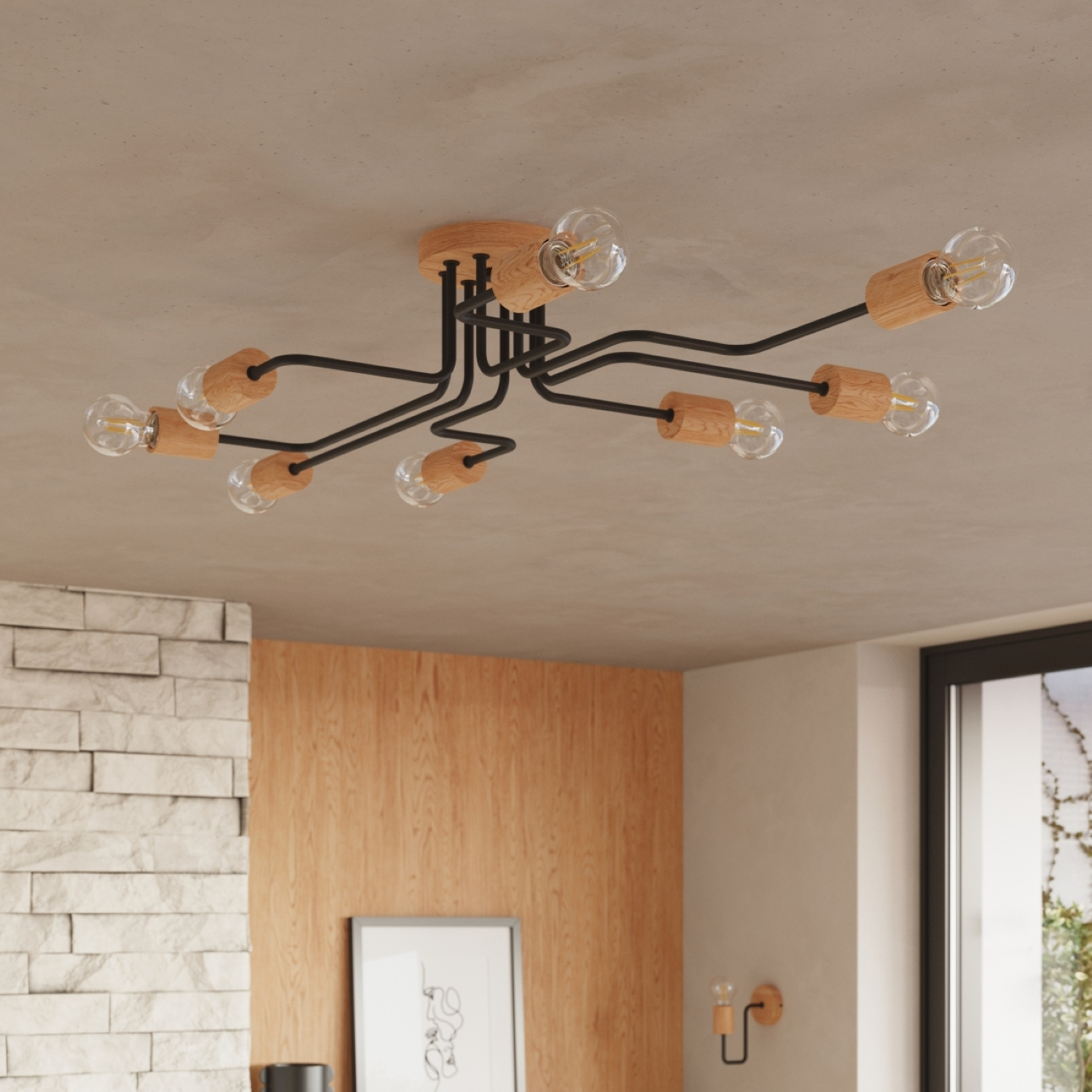 Żyrandol TIMBO 6 czarny - obrazek 12