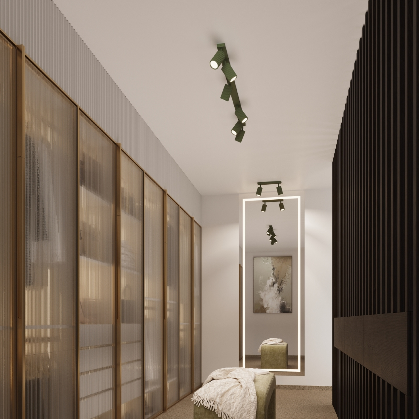 Plafon KARBON 30 zielony oliwkowy - obrazek 12