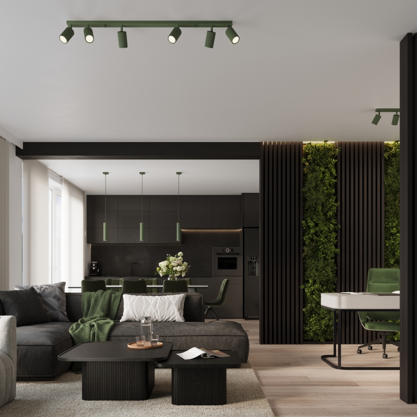 Plafon KARBON 4L zielony oliwkowy - obrazek 12