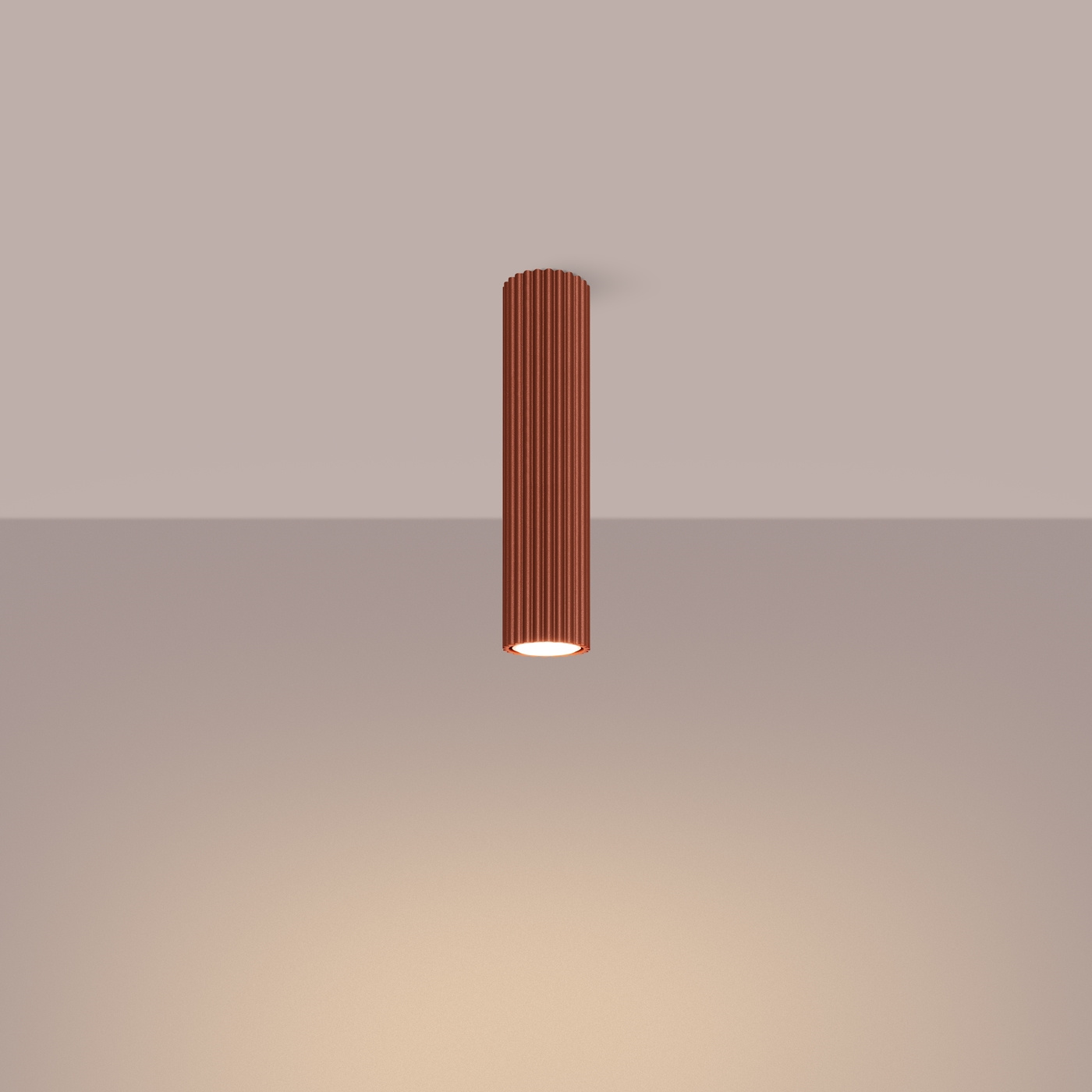 Plafon KARBON 30 ochra czerwona - obrazek 4