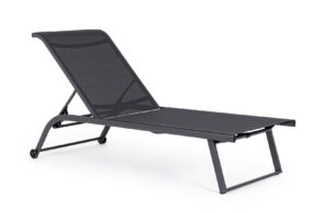 BIZZOTTO leżak ogrodowy TAYLOR szary