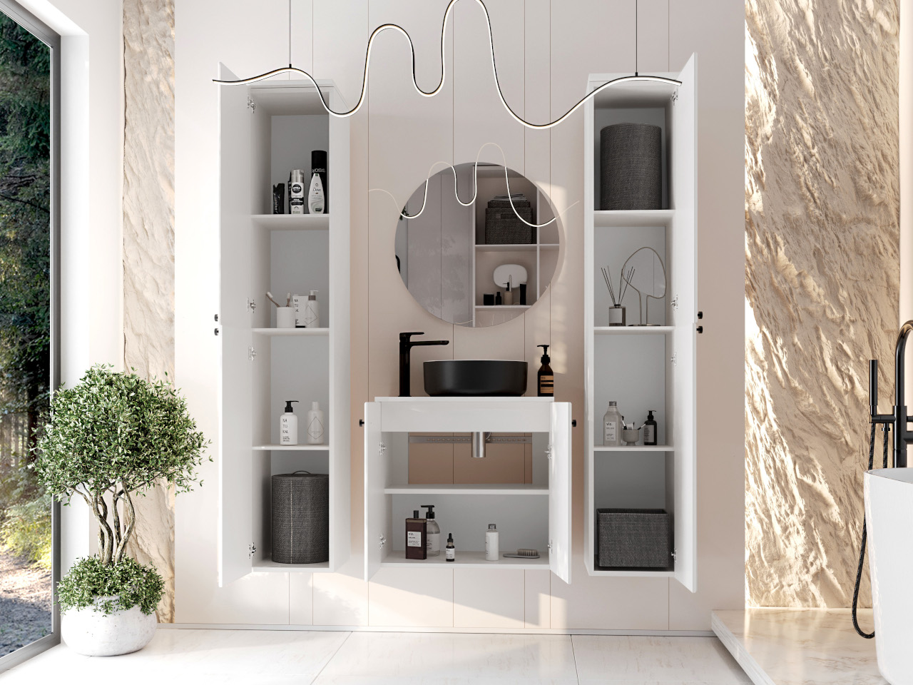 Łazienka ASTO LONG biała - obrazek 7