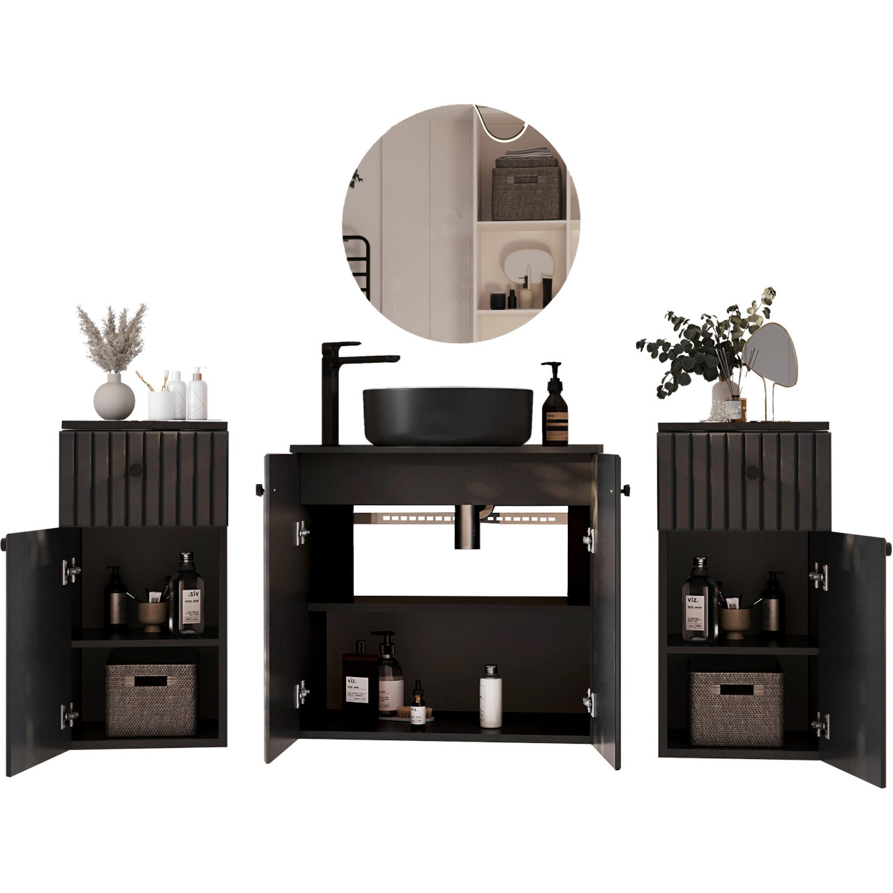 Łazienka ASTO MAX czarna - obrazek 3