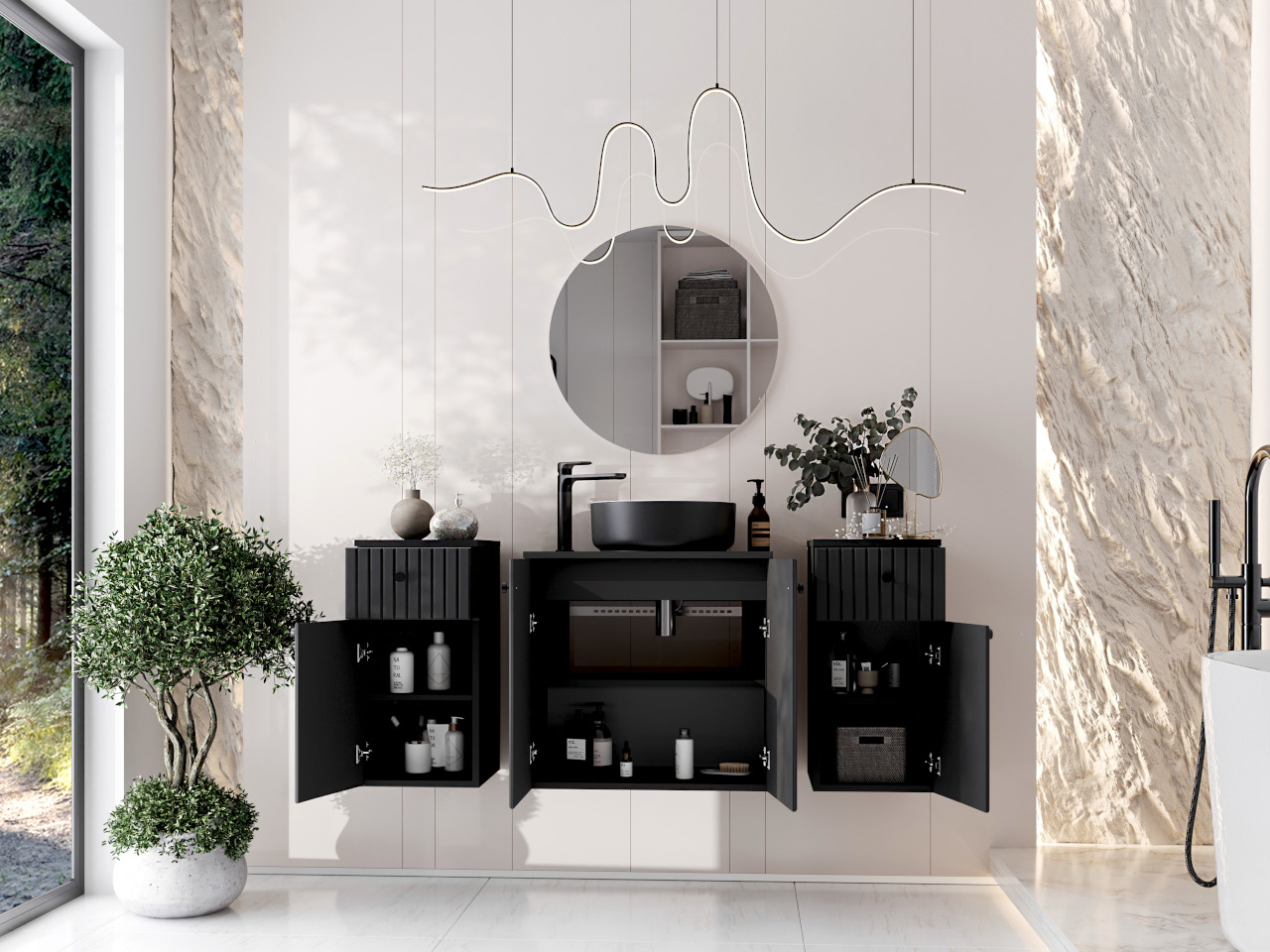 Łazienka ASTO MAX czarna - obrazek 7