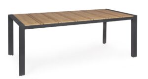 BIZZOTTO stół ogrodowy ELIAS 198 naturalny