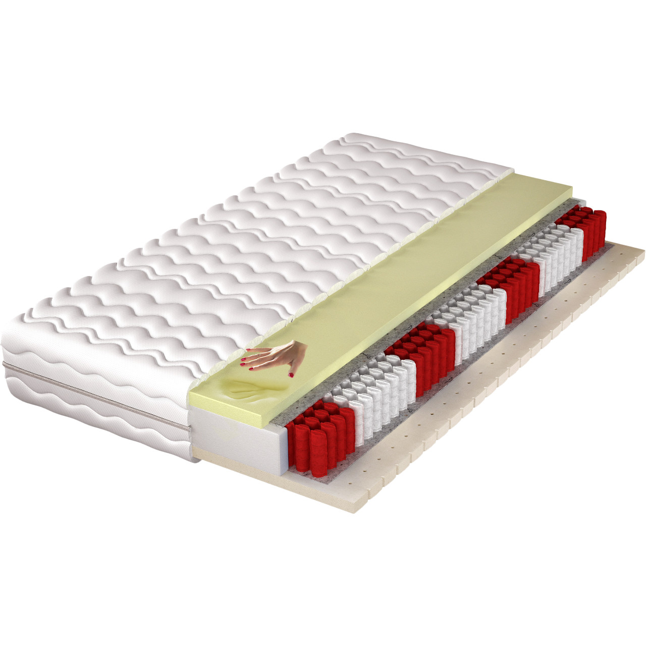 Materac 160x200 DOTA multipocket lateks visco