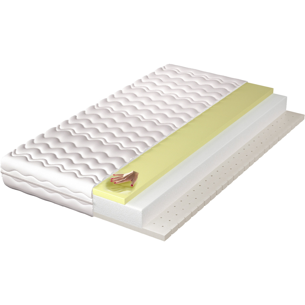 Materac 140x200 SABRINA visco lateks