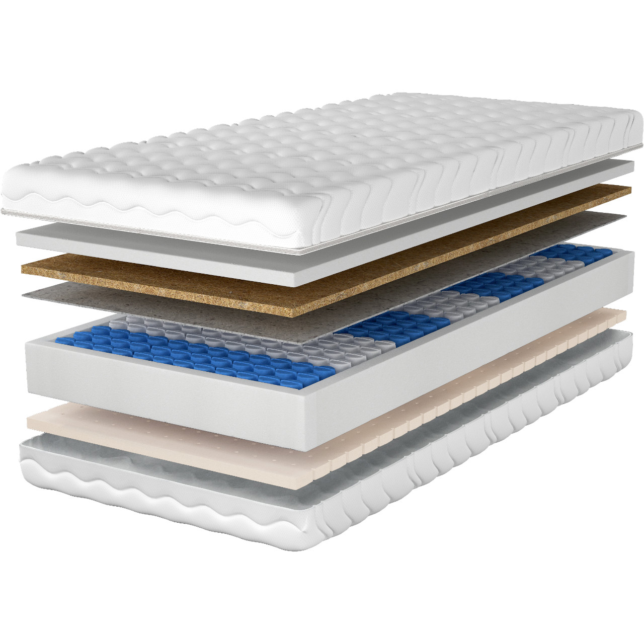 Materac 100x200 LILO pocket lateks kokos - obrazek 3