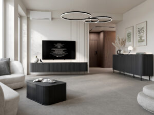 Meble do salonu ZYLIO 2 czarny