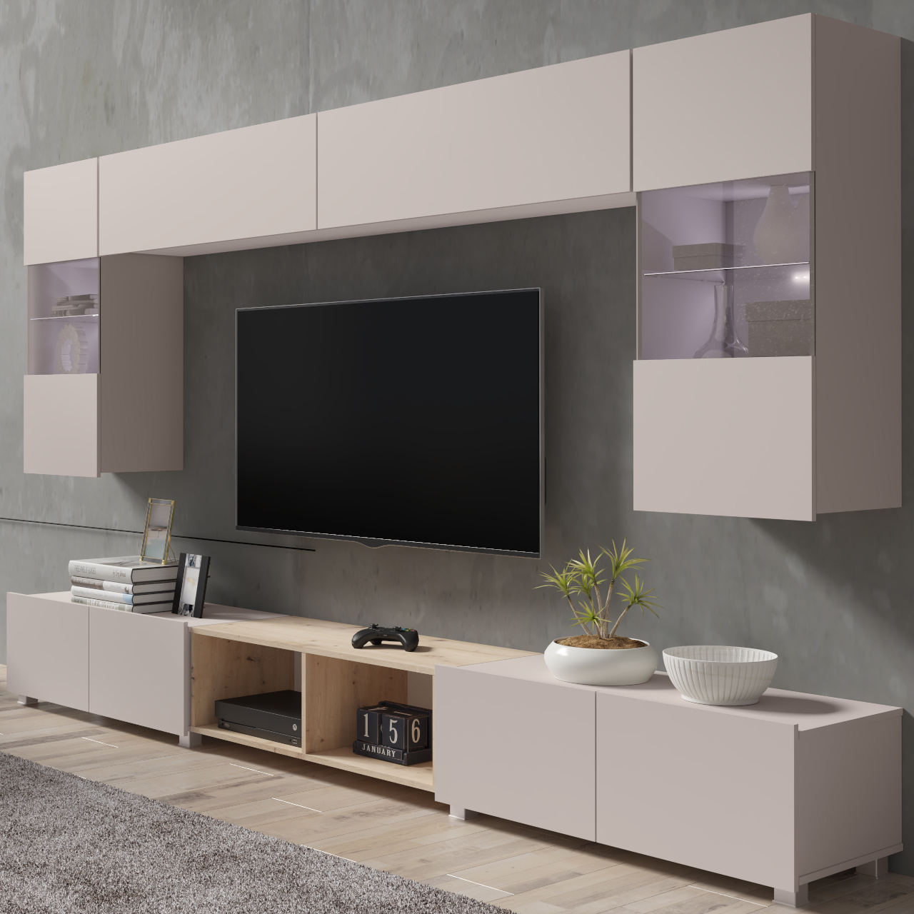 Meblościanka CALABRIA 24 kaszmir