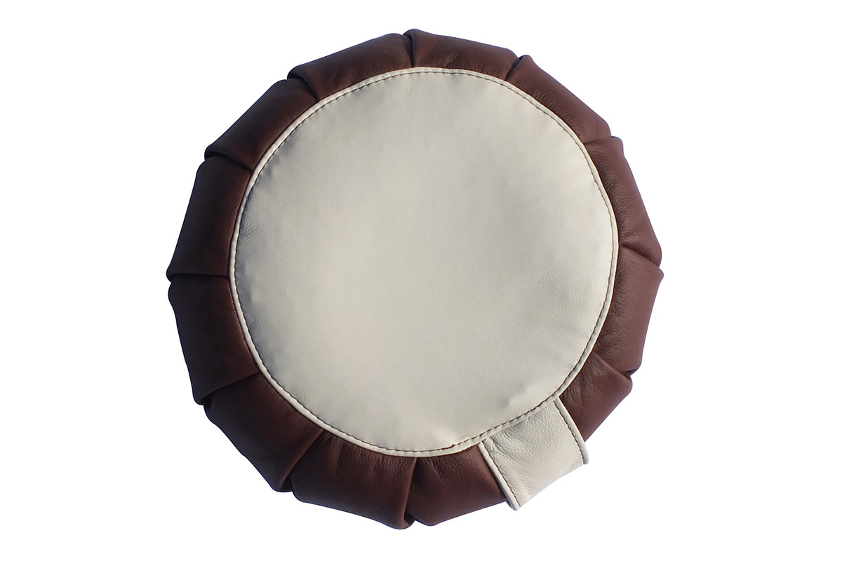 Poduszka Medytacyjna YA'Fu Prestige Brązowo-Biała - obrazek 3