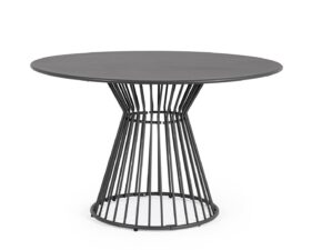 BIZZOTTO stół ogrodowy AUSTIN 120 szary