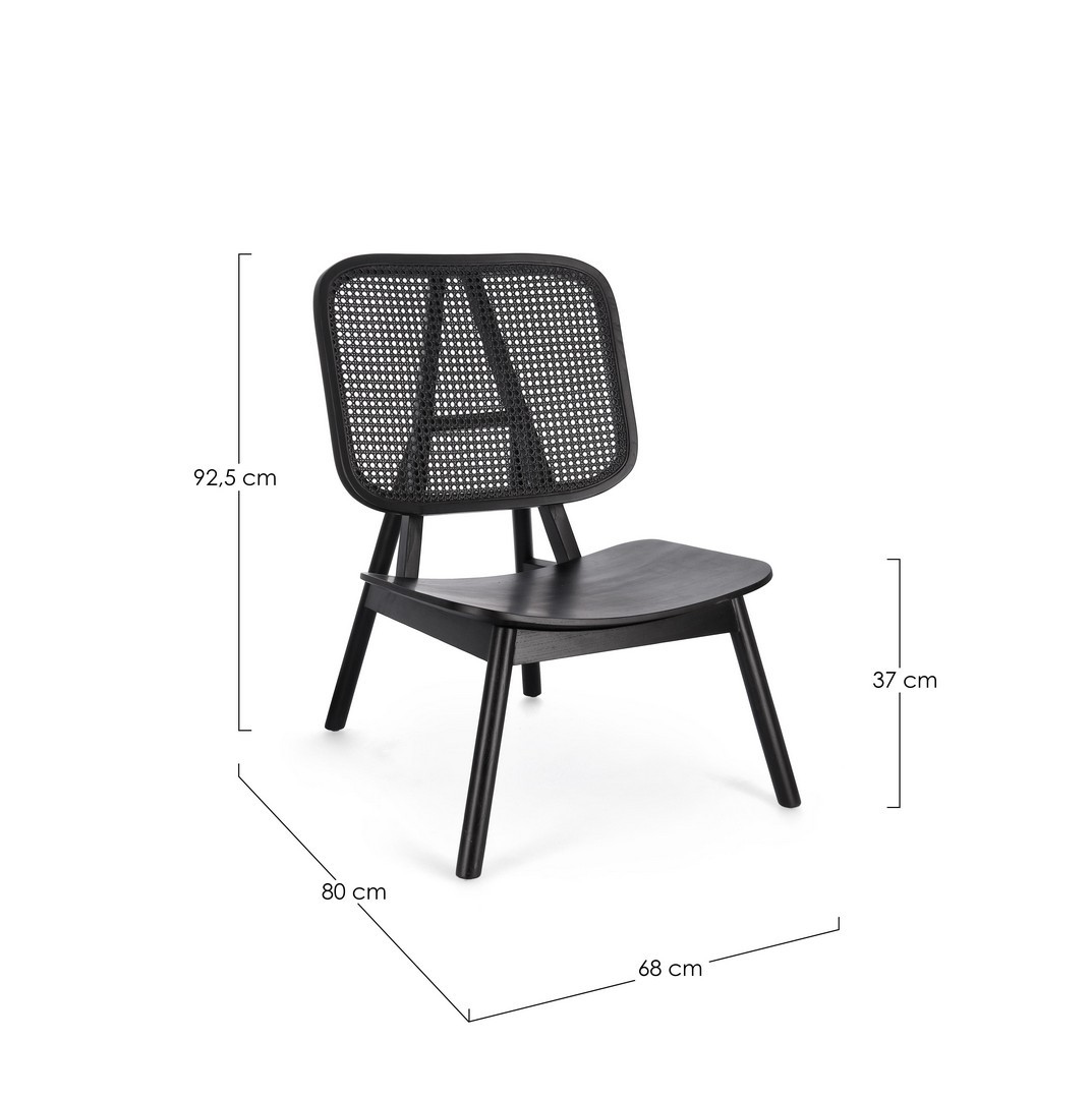 BIZZOTTO fotel YVES czarny - obrazek 8